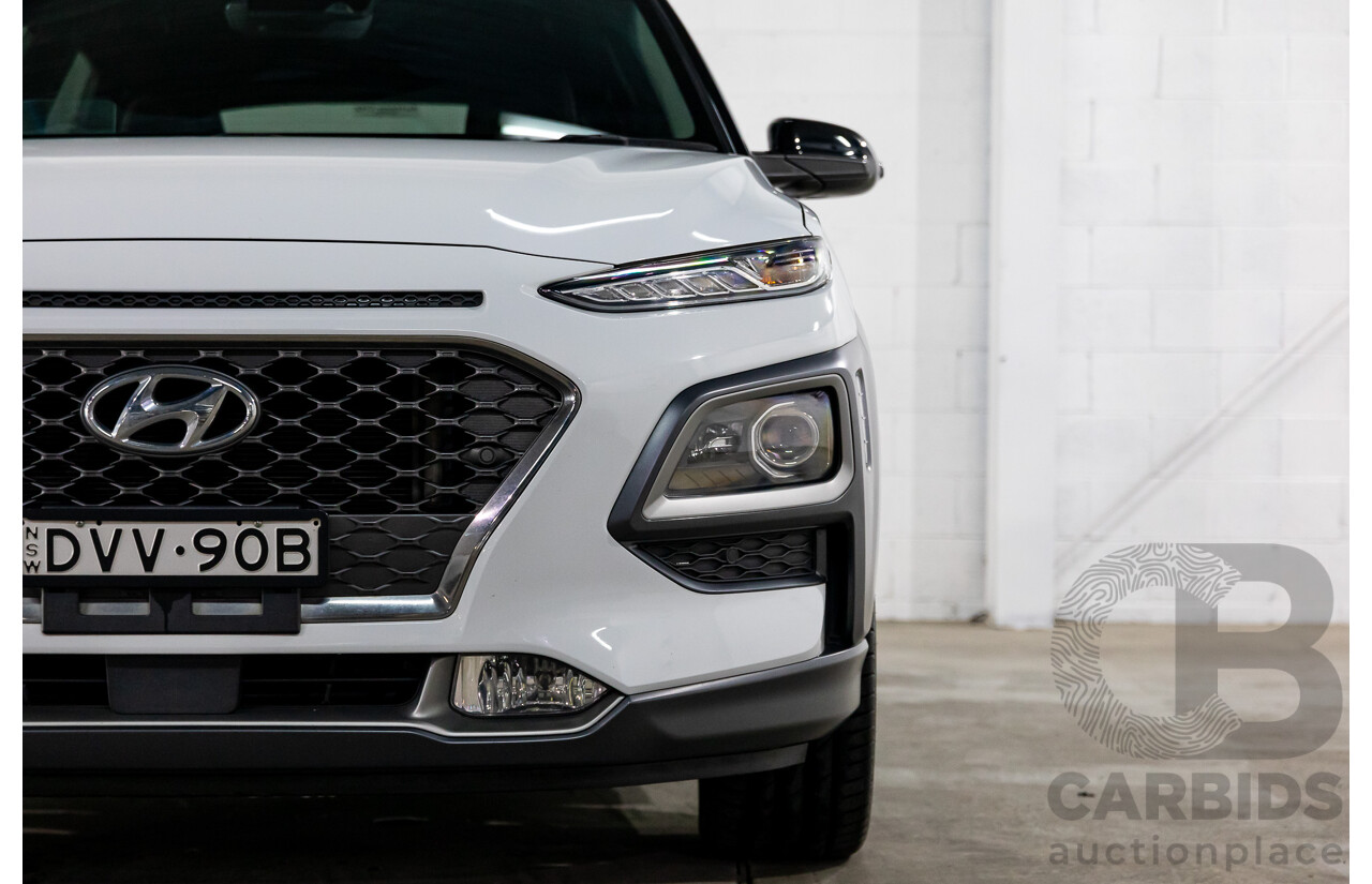 03/2018 Hyundai Kona Highlander (AWD) OS 4d Wagon Chalk White Turbo 1.6L