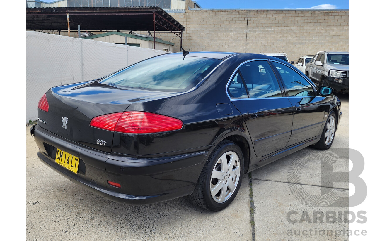 1/2005 Peugeot 607   4d Sedan Black 2.9L