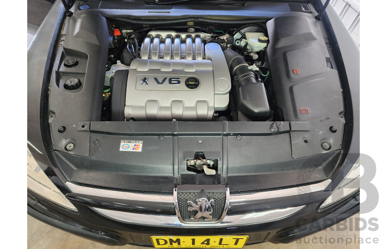 1/2005 Peugeot 607   4d Sedan Black 2.9L