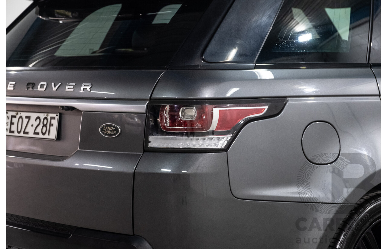 03/2017 Land Rover Range Rover Sport 3.0 TDV6 SE (AWD) LW MY17 4d Wagon Corris Grey Metallic Turbo Diesel 3.0L