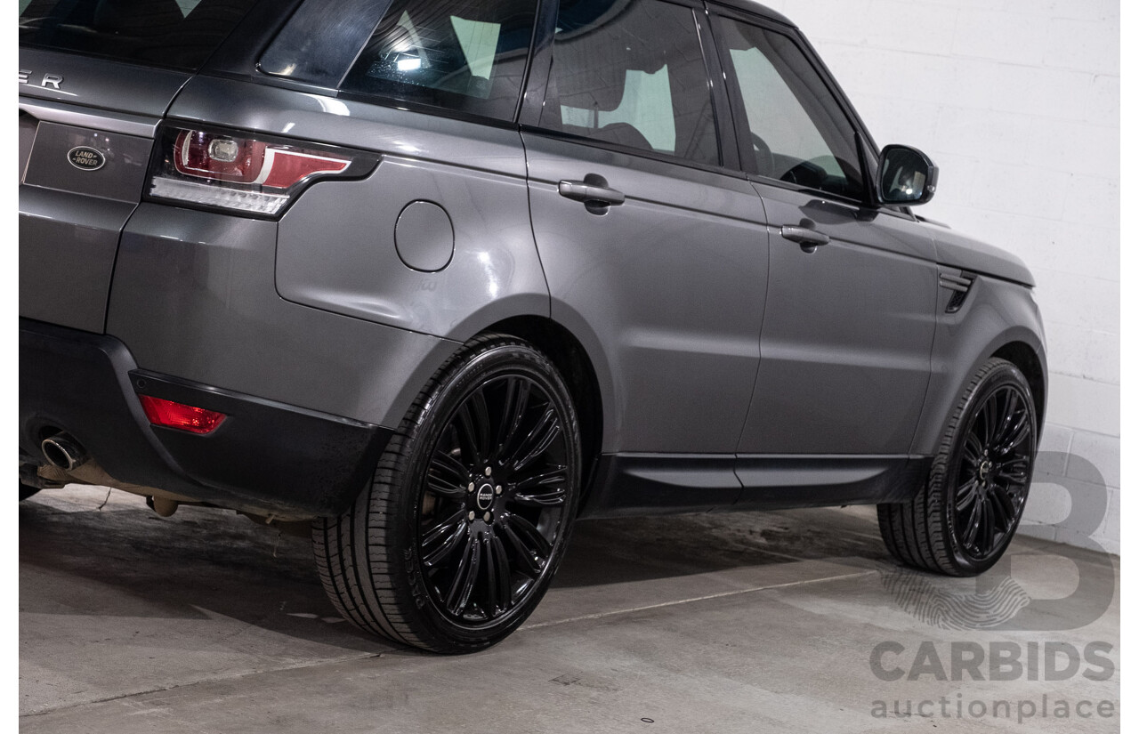 03/2017 Land Rover Range Rover Sport 3.0 TDV6 SE (AWD) LW MY17 4d Wagon Corris Grey Metallic Turbo Diesel 3.0L