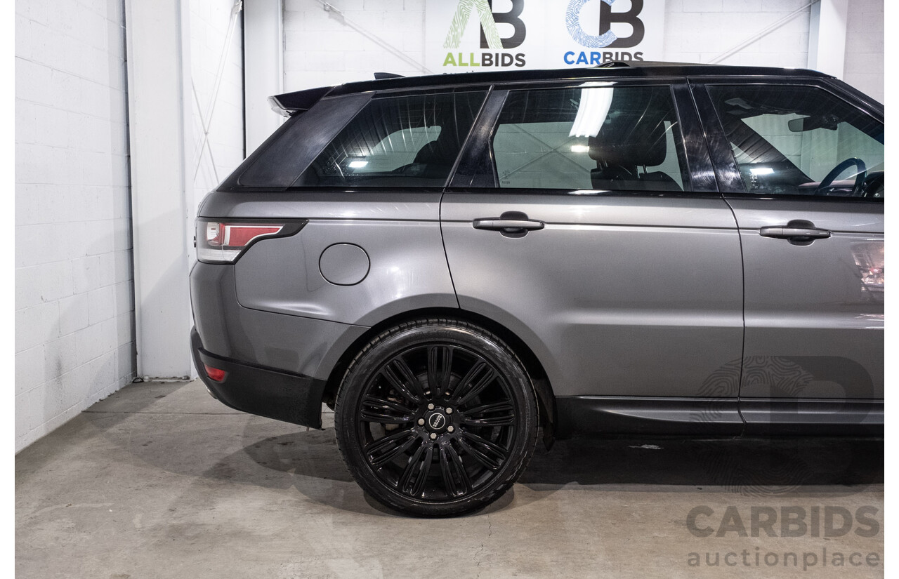 03/2017 Land Rover Range Rover Sport 3.0 TDV6 SE (AWD) LW MY17 4d Wagon Corris Grey Metallic Turbo Diesel 3.0L