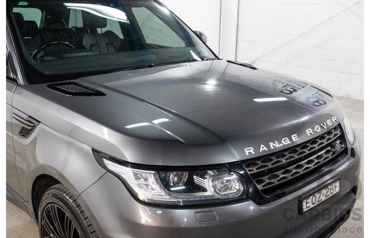 03/2017 Land Rover Range Rover Sport 3.0 TDV6 SE (AWD) LW MY17 4d Wagon Corris Grey Metallic Turbo Diesel 3.0L