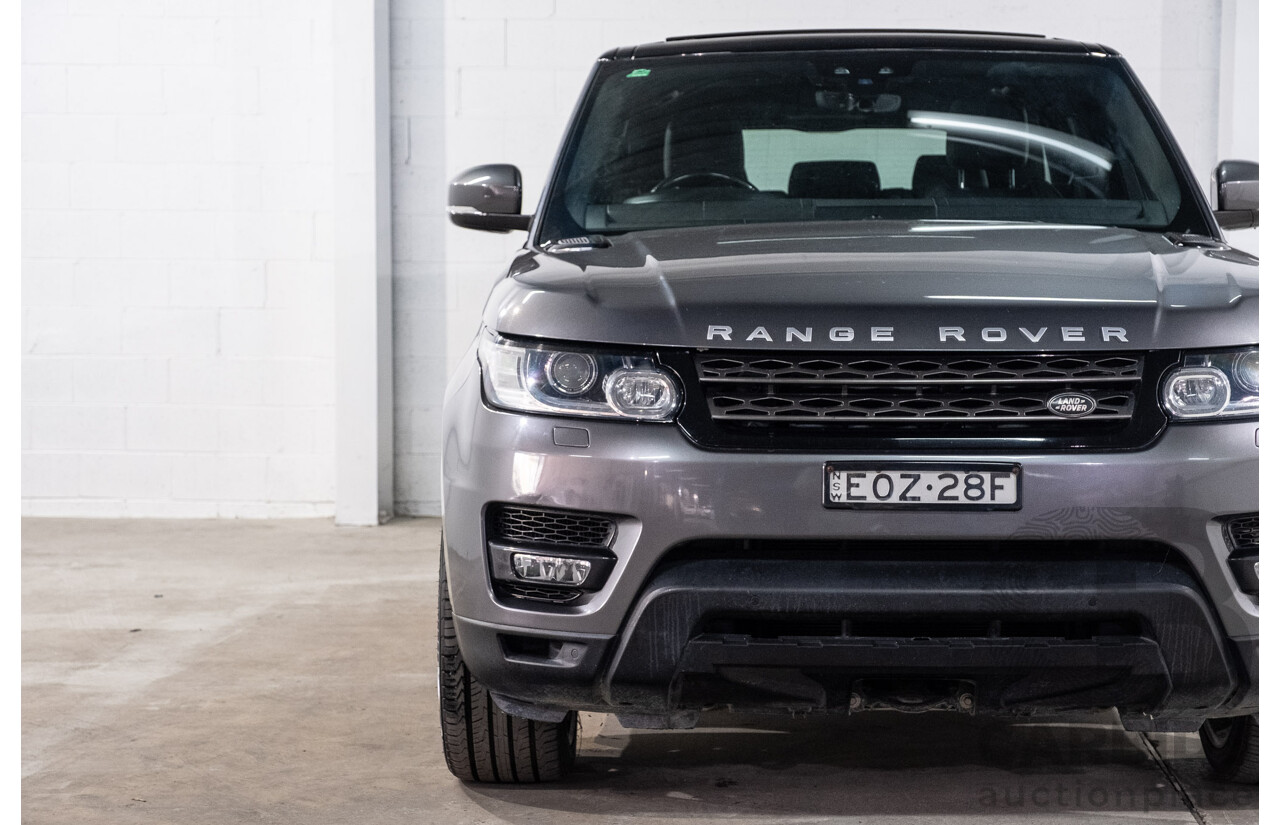 03/2017 Land Rover Range Rover Sport 3.0 TDV6 SE (AWD) LW MY17 4d Wagon Corris Grey Metallic Turbo Diesel 3.0L