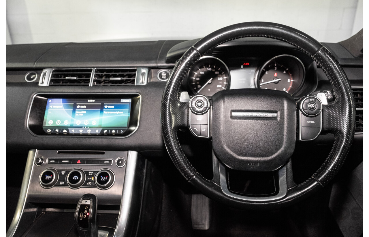 03/2017 Land Rover Range Rover Sport 3.0 TDV6 SE (AWD) LW MY17 4d Wagon Corris Grey Metallic Turbo Diesel 3.0L