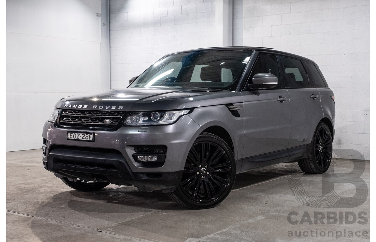 03/2017 Land Rover Range Rover Sport 3.0 TDV6 SE (AWD) LW MY17 4d Wagon Corris Grey Metallic Turbo Diesel 3.0L