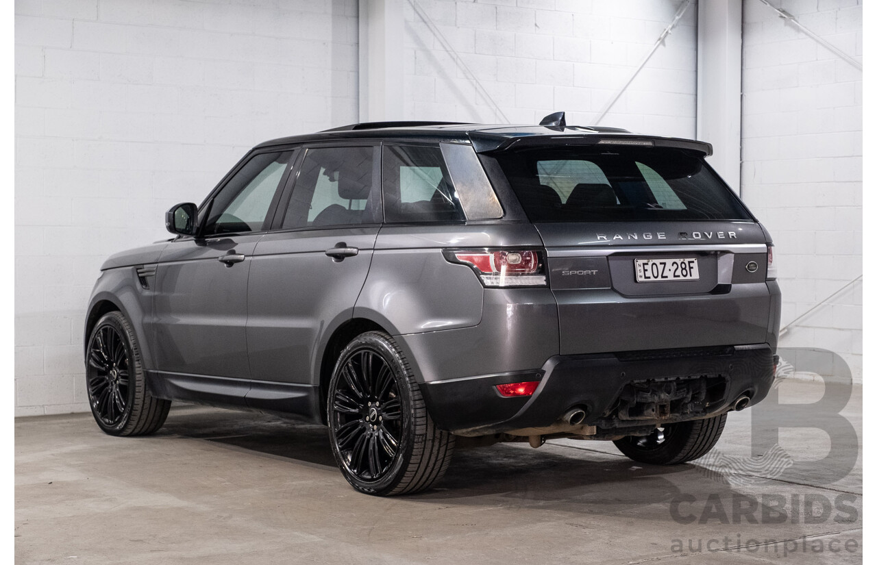 03/2017 Land Rover Range Rover Sport 3.0 TDV6 SE (AWD) LW MY17 4d Wagon Corris Grey Metallic Turbo Diesel 3.0L