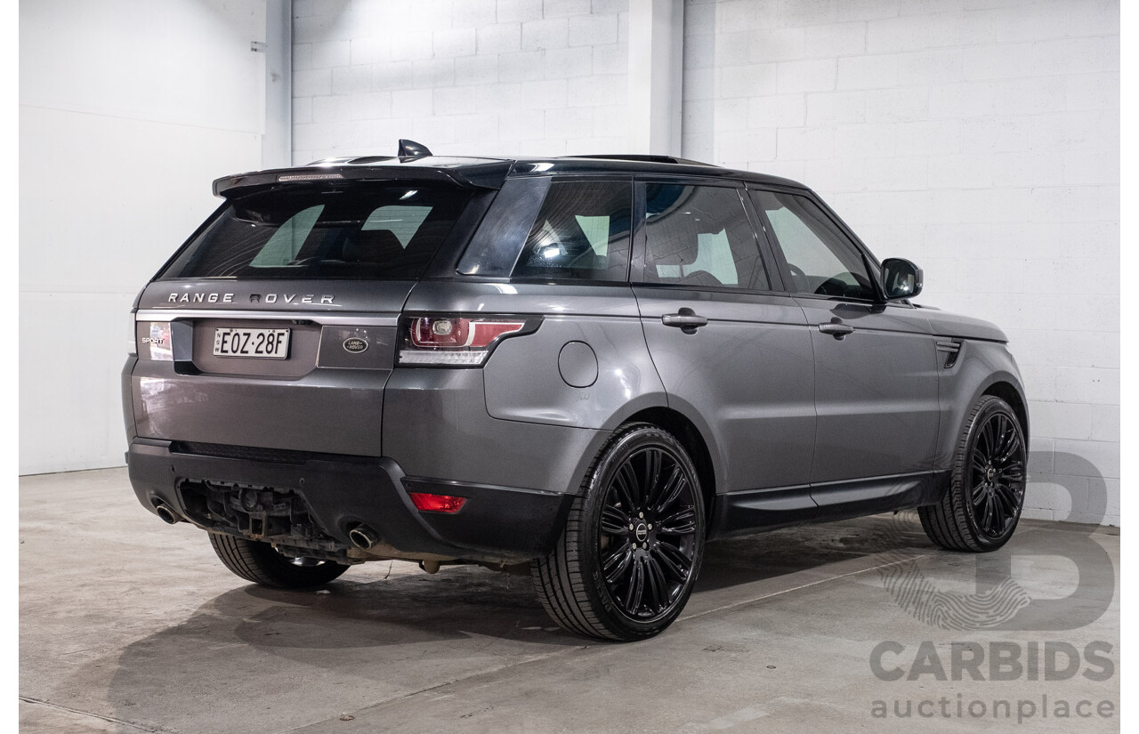 03/2017 Land Rover Range Rover Sport 3.0 TDV6 SE (AWD) LW MY17 4d Wagon Corris Grey Metallic Turbo Diesel 3.0L