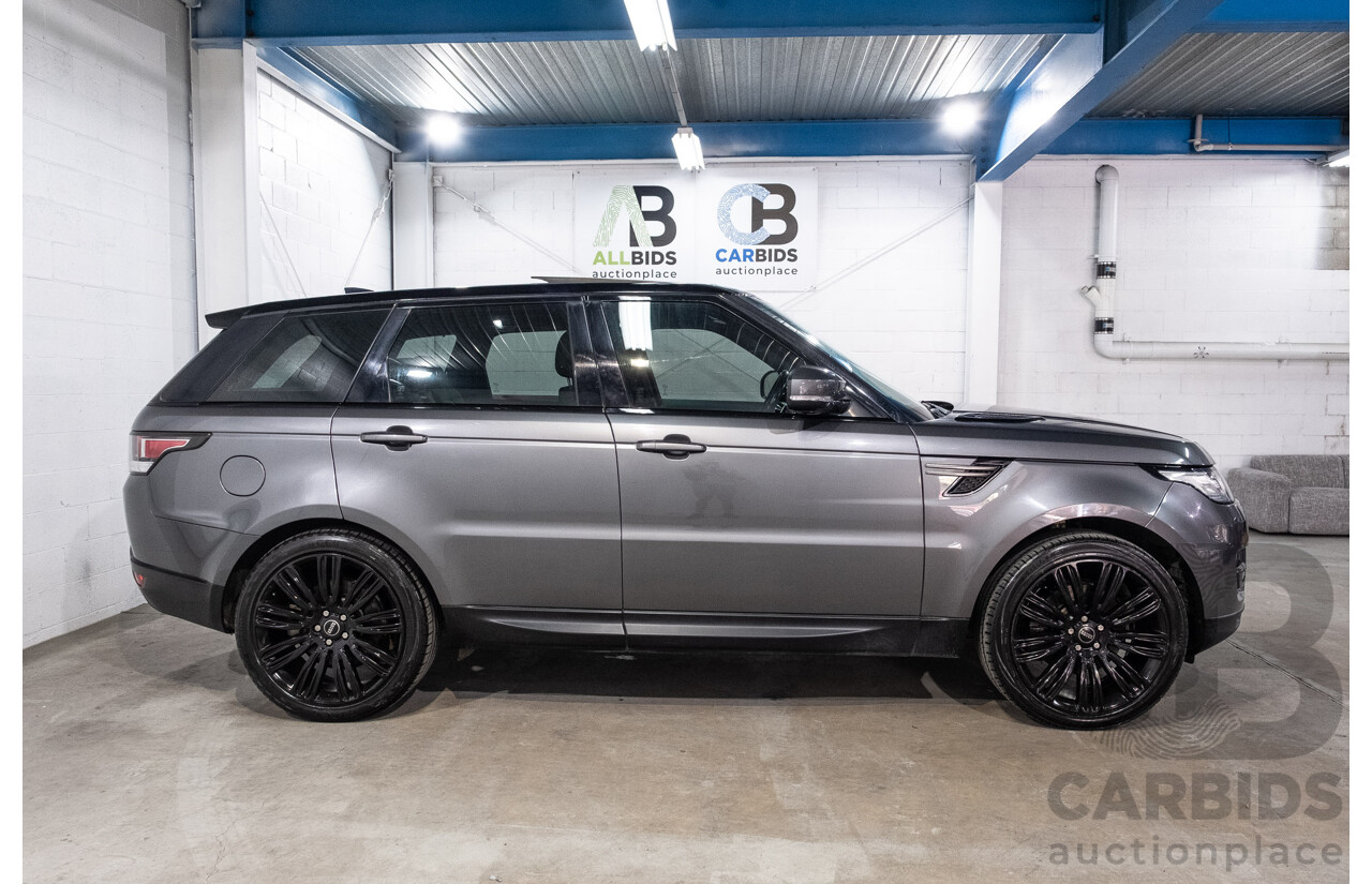 03/2017 Land Rover Range Rover Sport 3.0 TDV6 SE (AWD) LW MY17 4d Wagon Corris Grey Metallic Turbo Diesel 3.0L
