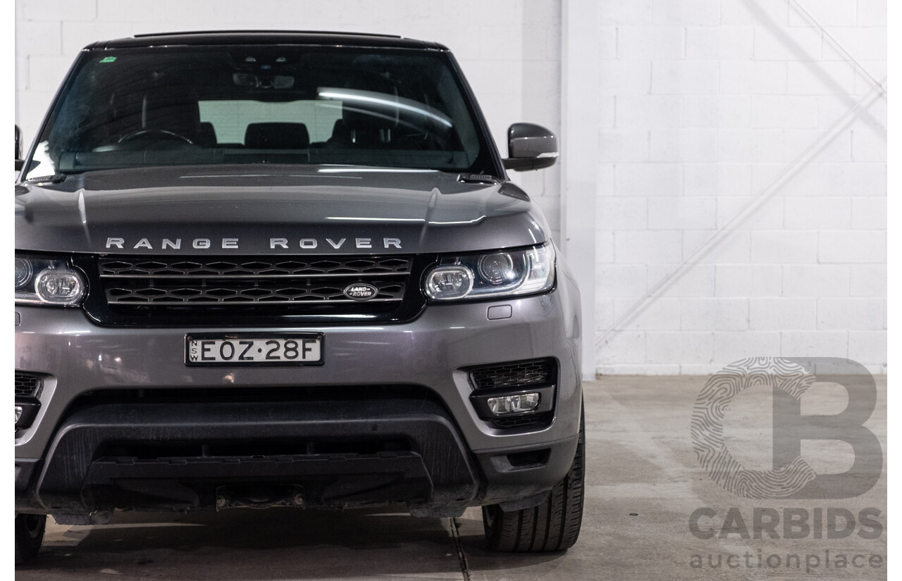 03/2017 Land Rover Range Rover Sport 3.0 TDV6 SE (AWD) LW MY17 4d Wagon Corris Grey Metallic Turbo Diesel 3.0L