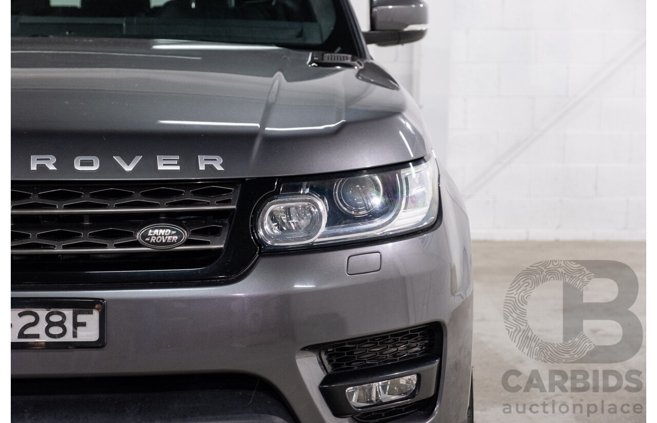 03/2017 Land Rover Range Rover Sport 3.0 TDV6 SE (AWD) LW MY17 4d Wagon Corris Grey Metallic Turbo Diesel 3.0L