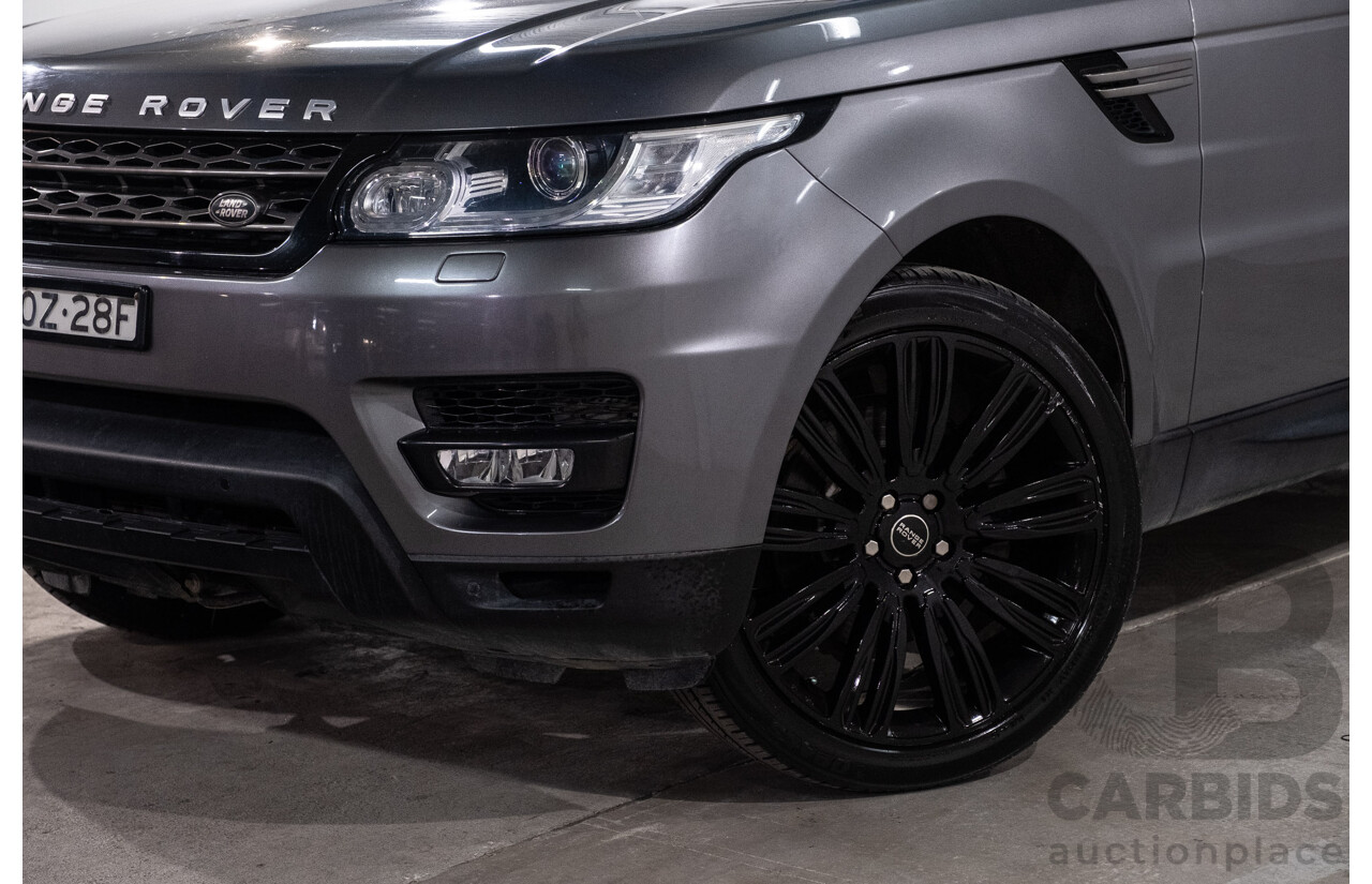 03/2017 Land Rover Range Rover Sport 3.0 TDV6 SE (AWD) LW MY17 4d Wagon Corris Grey Metallic Turbo Diesel 3.0L