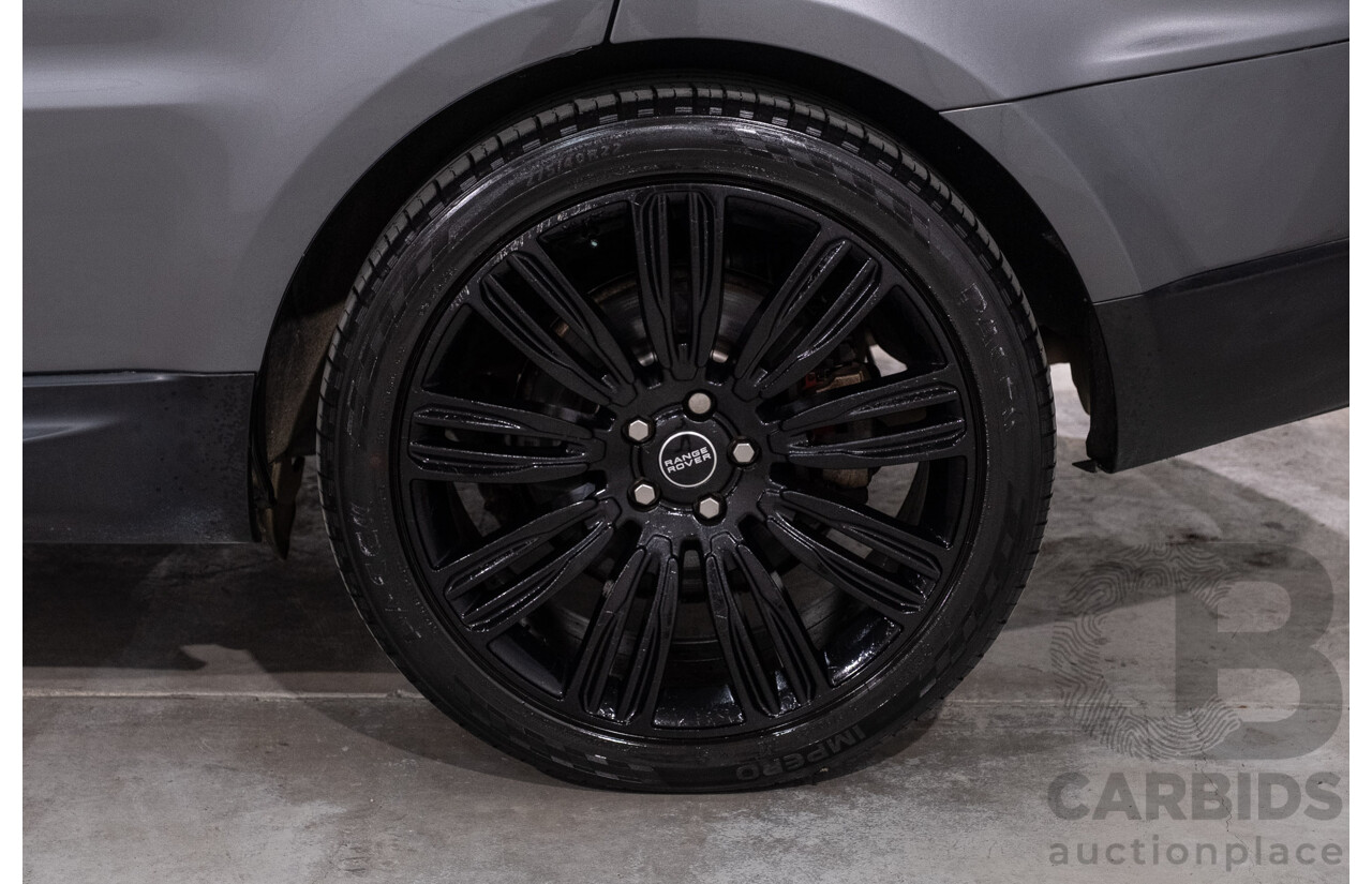 03/2017 Land Rover Range Rover Sport 3.0 TDV6 SE (AWD) LW MY17 4d Wagon Corris Grey Metallic Turbo Diesel 3.0L