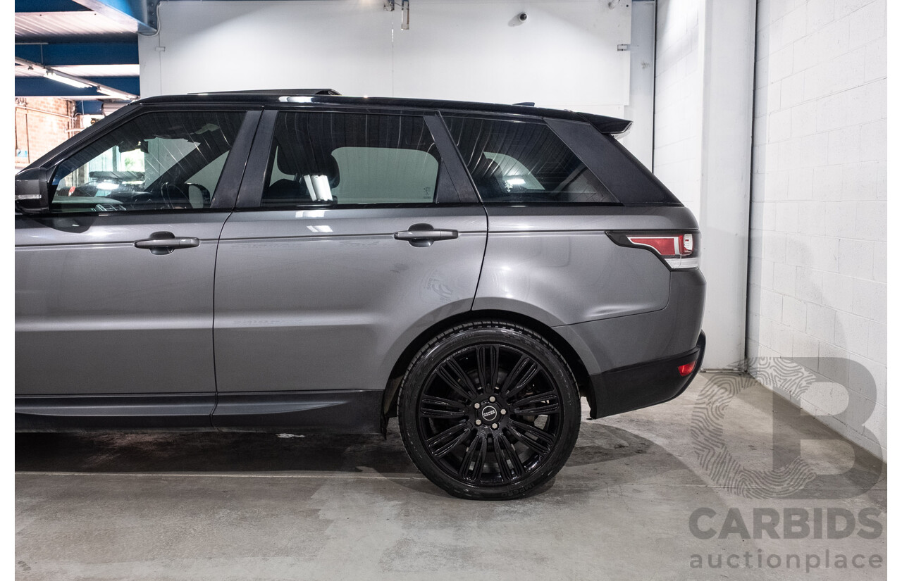 03/2017 Land Rover Range Rover Sport 3.0 TDV6 SE (AWD) LW MY17 4d Wagon Corris Grey Metallic Turbo Diesel 3.0L