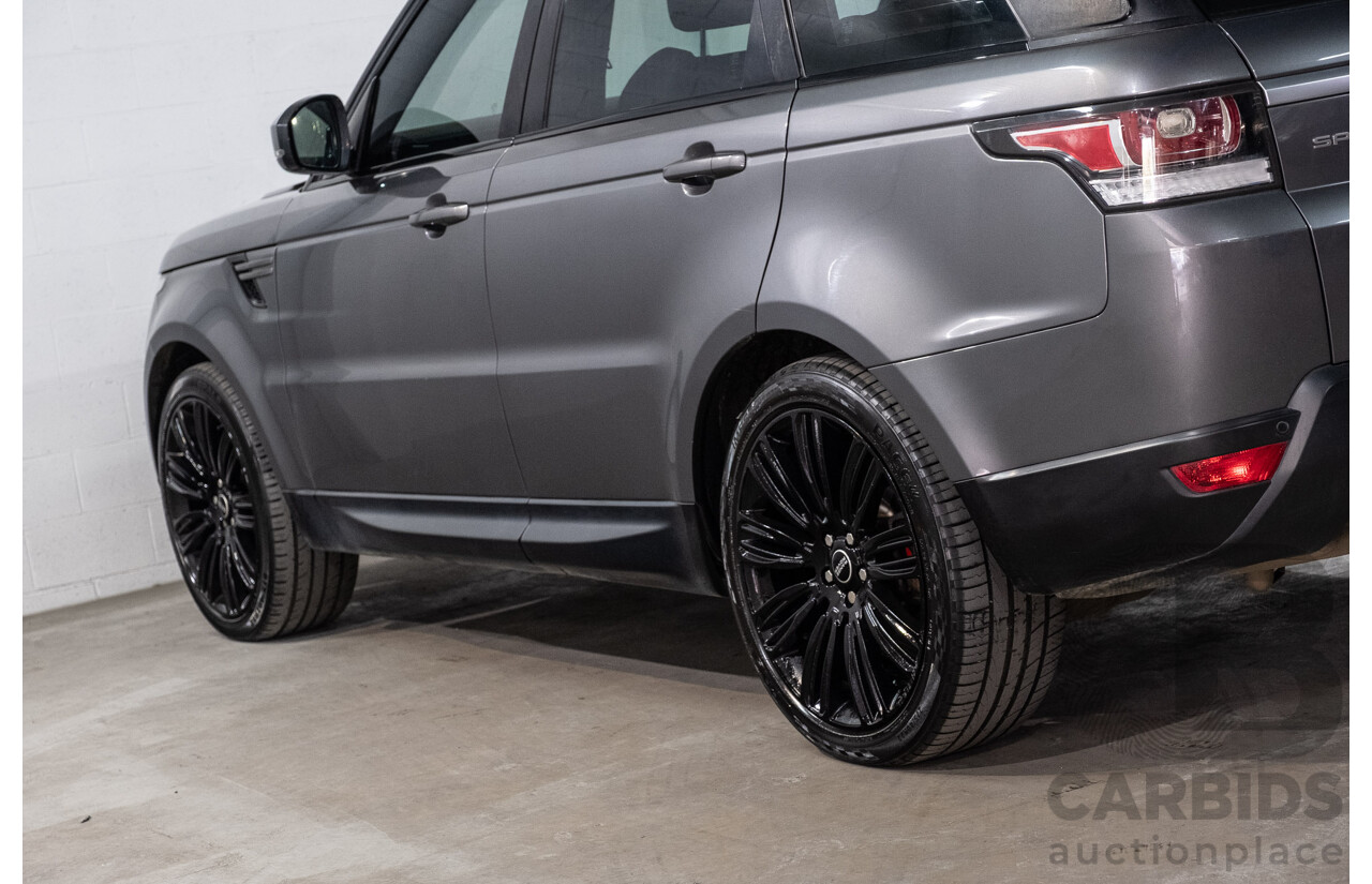 03/2017 Land Rover Range Rover Sport 3.0 TDV6 SE (AWD) LW MY17 4d Wagon Corris Grey Metallic Turbo Diesel 3.0L