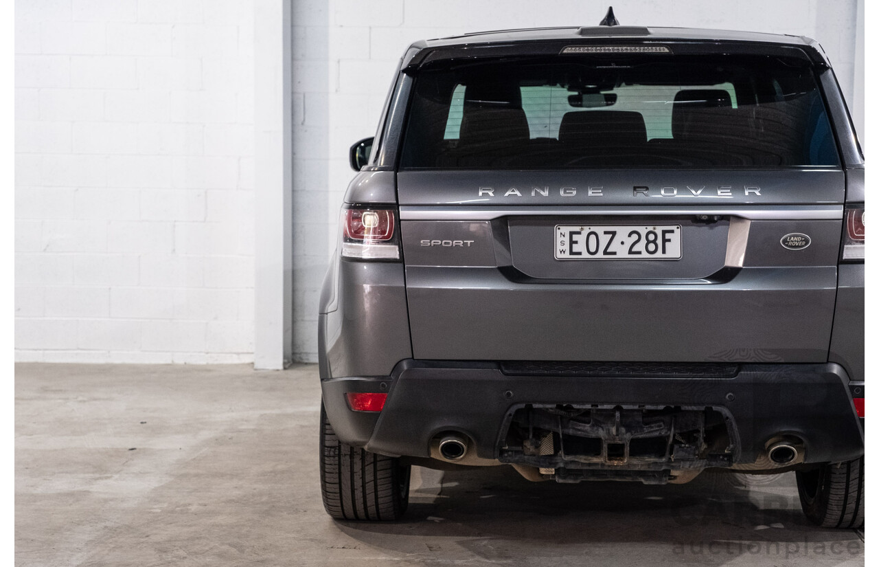 03/2017 Land Rover Range Rover Sport 3.0 TDV6 SE (AWD) LW MY17 4d Wagon Corris Grey Metallic Turbo Diesel 3.0L