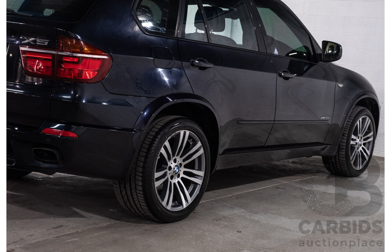 8/2013 Bmw X5 Xdrive 30d M Sport E70 MY12 UPGRADE 4d Wagon Carbon Black Metallic Turbo Diesel 3.0L