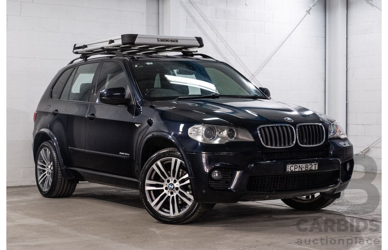8/2013 Bmw X5 Xdrive 30d M Sport E70 MY12 UPGRADE 4d Wagon Carbon Black Metallic Turbo Diesel 3.0L