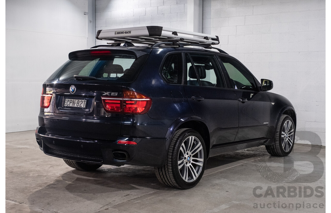 8/2013 Bmw X5 Xdrive 30d M Sport E70 MY12 UPGRADE 4d Wagon Carbon Black Metallic Turbo Diesel 3.0L