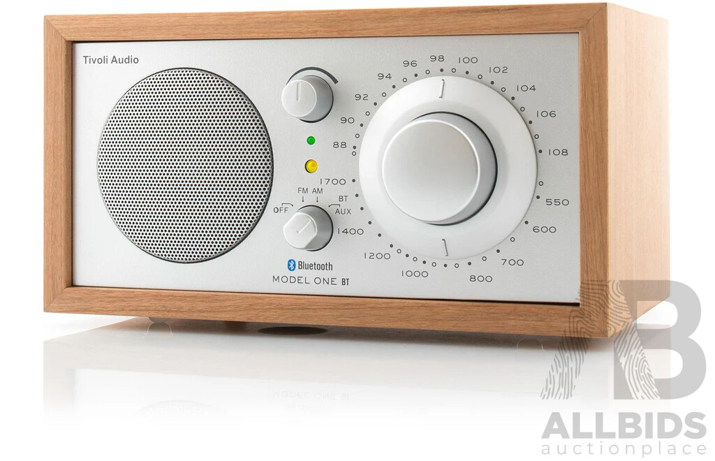 TIVOLIAUD M1BTSLC Model One Bluetooth Radio - Cherry/Silver