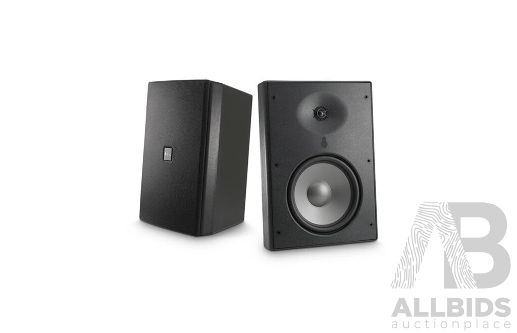 Pair of Revel M80XC 2-way Extreme Climate Outdoor Loudspeaker - Black - ORP$1,949