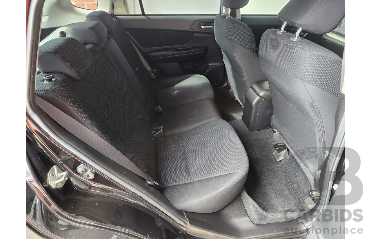 4/2014 Subaru Impreza 2.0i-L (awd) MY14 5d Hatchback Black 2.0L