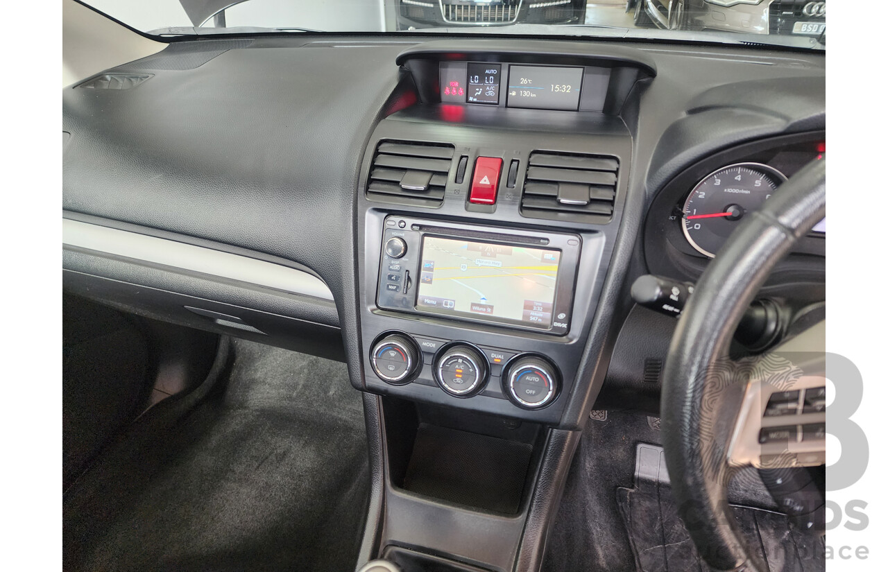 4/2014 Subaru Impreza 2.0i-L (awd) MY14 5d Hatchback Black 2.0L