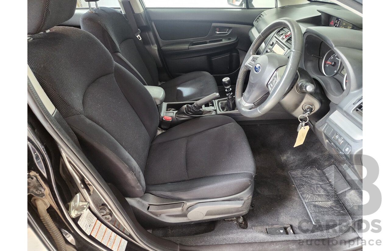 4/2014 Subaru Impreza 2.0i-L (awd) MY14 5d Hatchback Black 2.0L