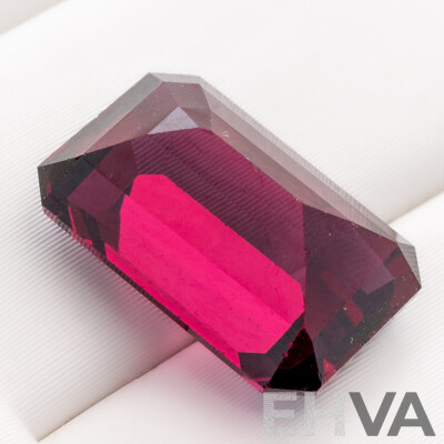 Purple Garnet, Natural Emerald Cut Gemstone, 6.35ct