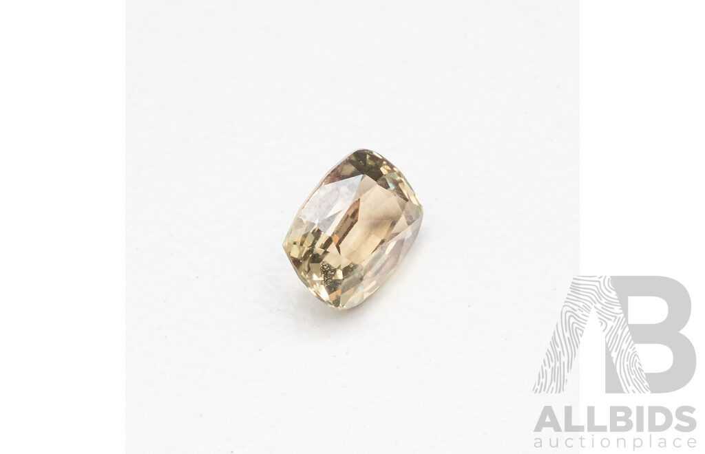 Alexandrite, Natural Elongated Cushion Cut Gemstone, 1.05ct