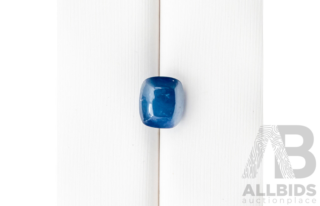 1.7ct Sugar Loaf Cut Blue Sapphire