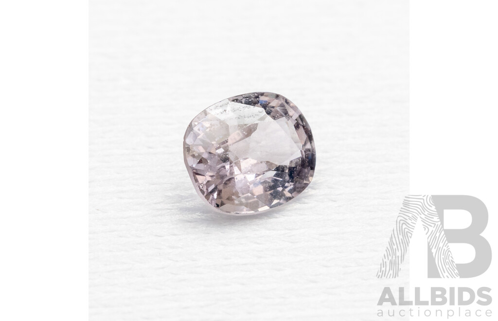 1.2ct Cushion Cut Grey Spinel
