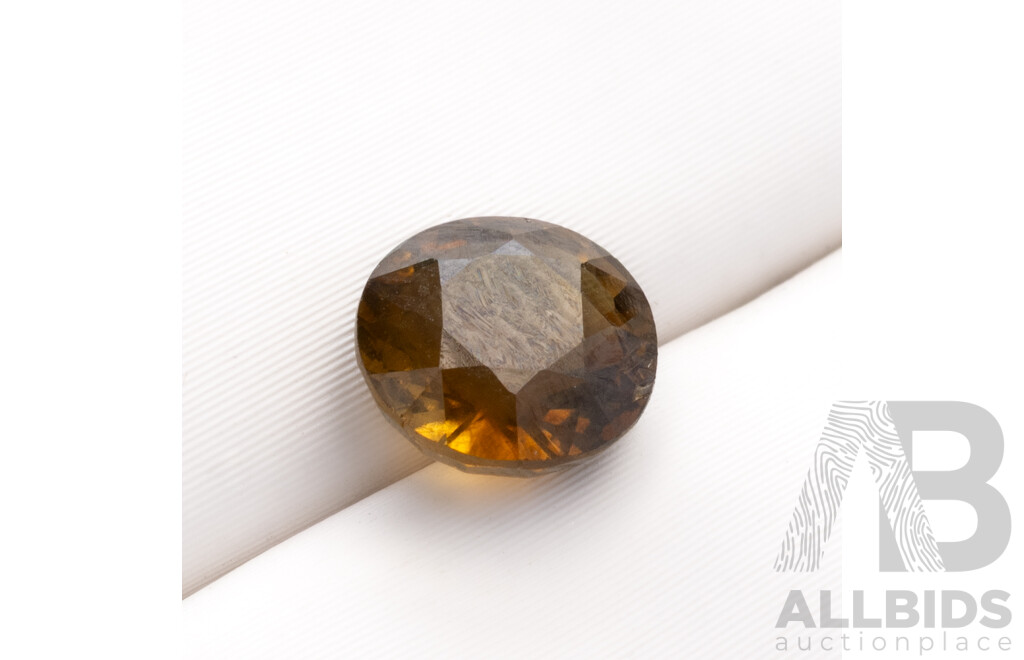 Chrysoberyl, Natural Round Brilliant Cut Gemstone, 1.0ct, Origin Sri Lanka