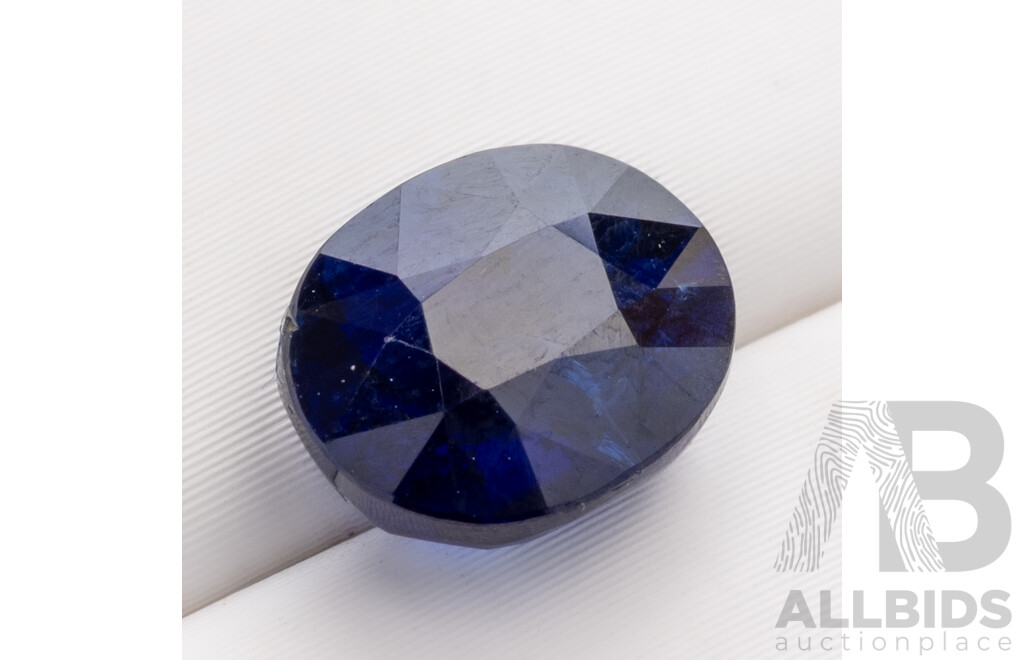 Ceylon Sapphire, Natural Corundum Oval Cut Deep Royal Blue Gemstone 2.50ct