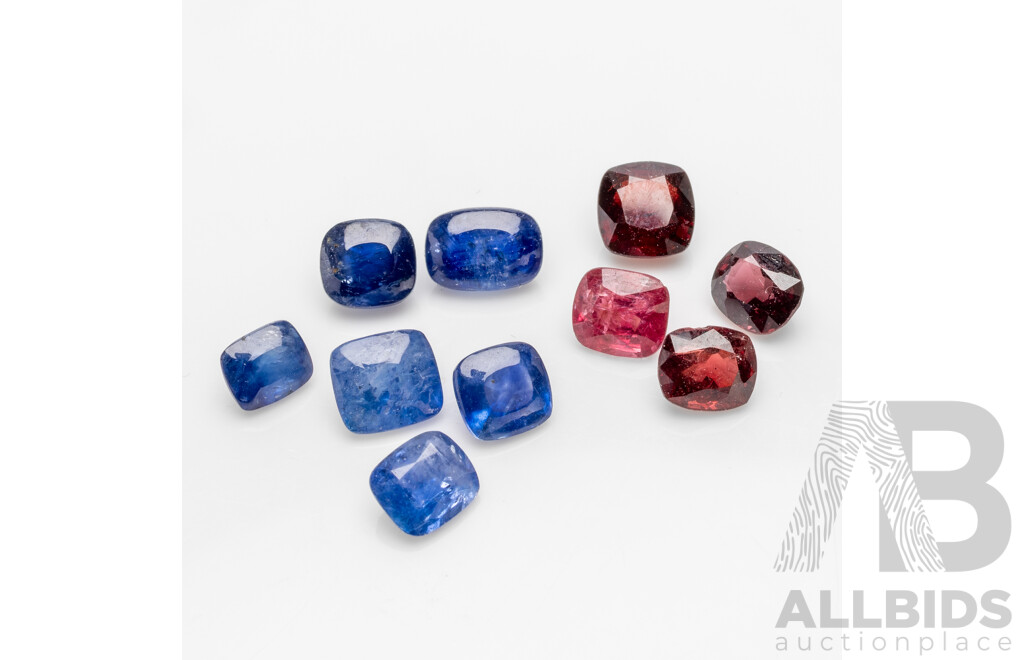 Collection of (6) Sapphires & (4) Spinels - 13.10cts