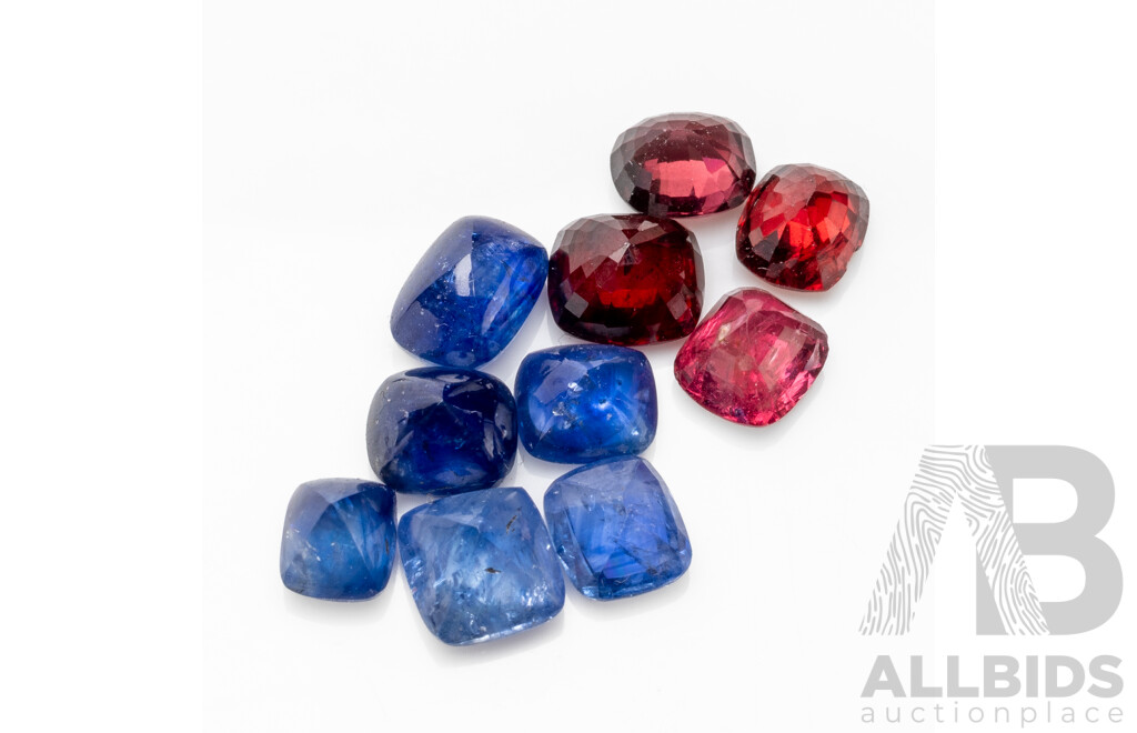 Collection of (6) Sapphires & (4) Spinels - 13.10cts