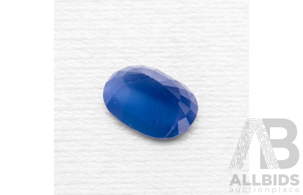 1.20ct Oval Cut Blue Sapphire