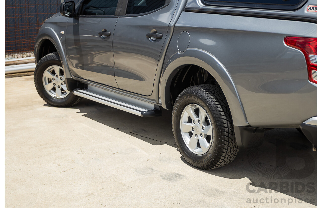04/2018 Mitsubishi Triton GLX Plus (4x4) MQ MY18 Dual Cab Utility Grey Turbo 2.4L