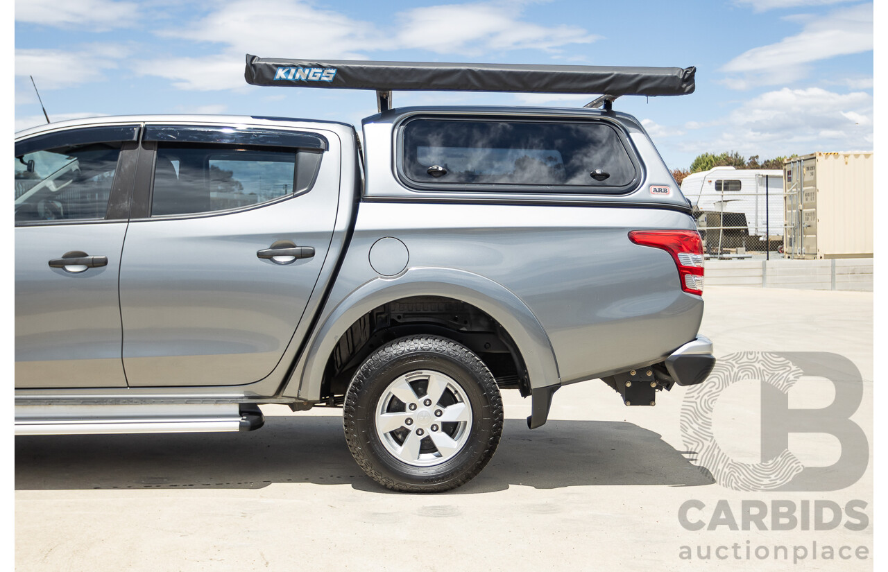 04/2018 Mitsubishi Triton GLX Plus (4x4) MQ MY18 Dual Cab Utility Grey Turbo 2.4L