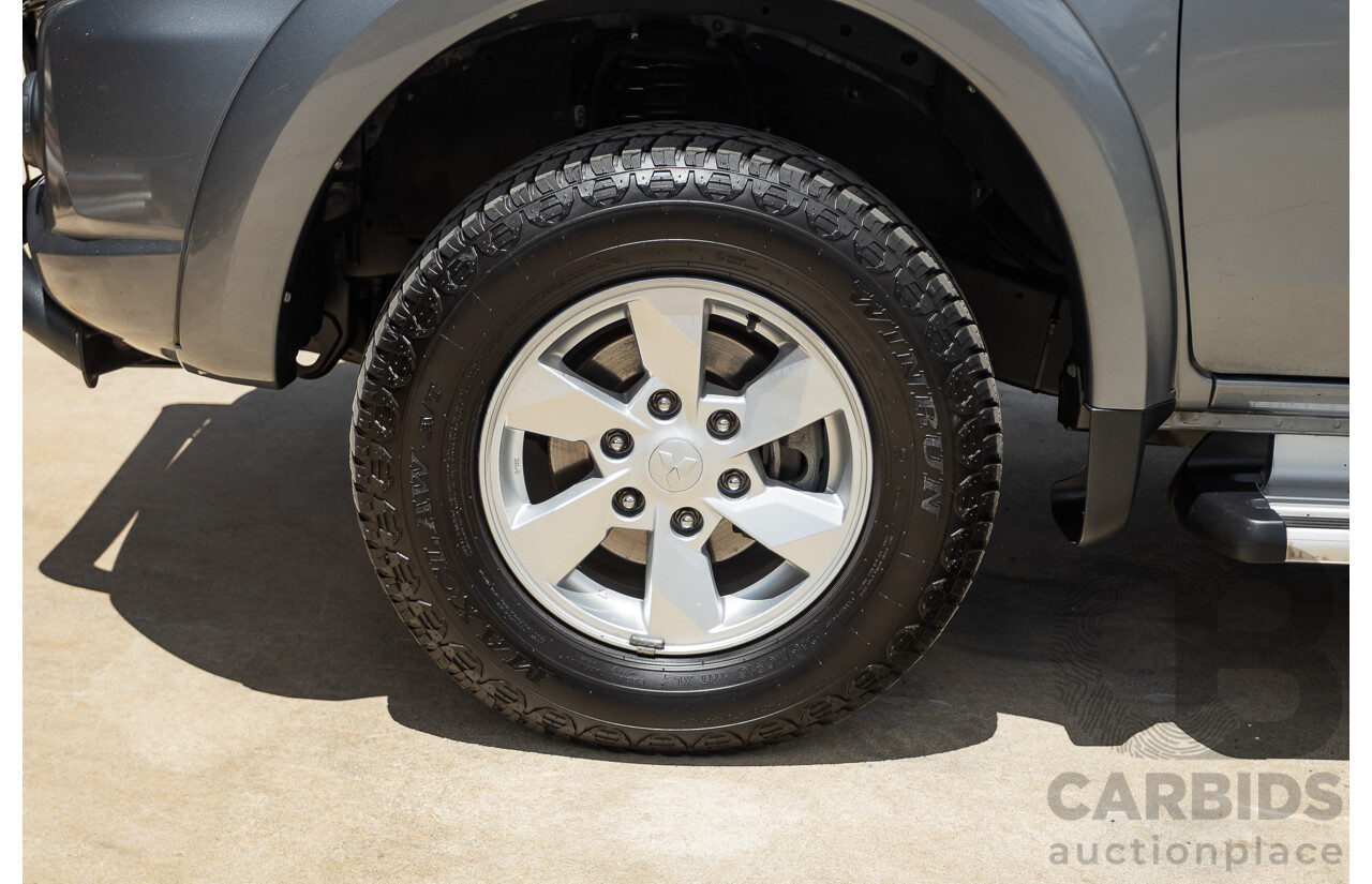 04/2018 Mitsubishi Triton GLX Plus (4x4) MQ MY18 Dual Cab Utility Grey Turbo 2.4L
