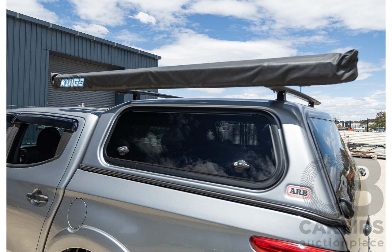 04/2018 Mitsubishi Triton GLX Plus (4x4) MQ MY18 Dual Cab Utility Grey Turbo 2.4L