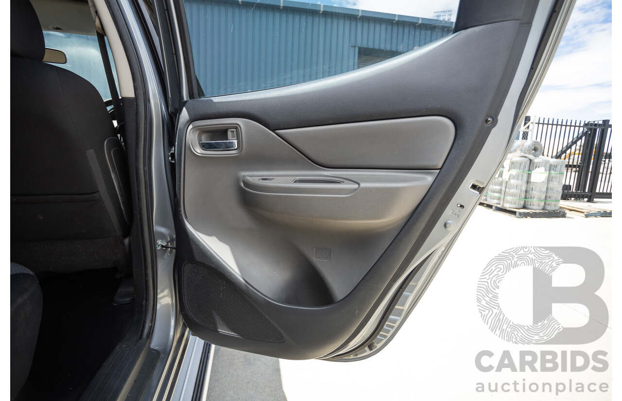 04/2018 Mitsubishi Triton GLX Plus (4x4) MQ MY18 Dual Cab Utility Grey Turbo 2.4L