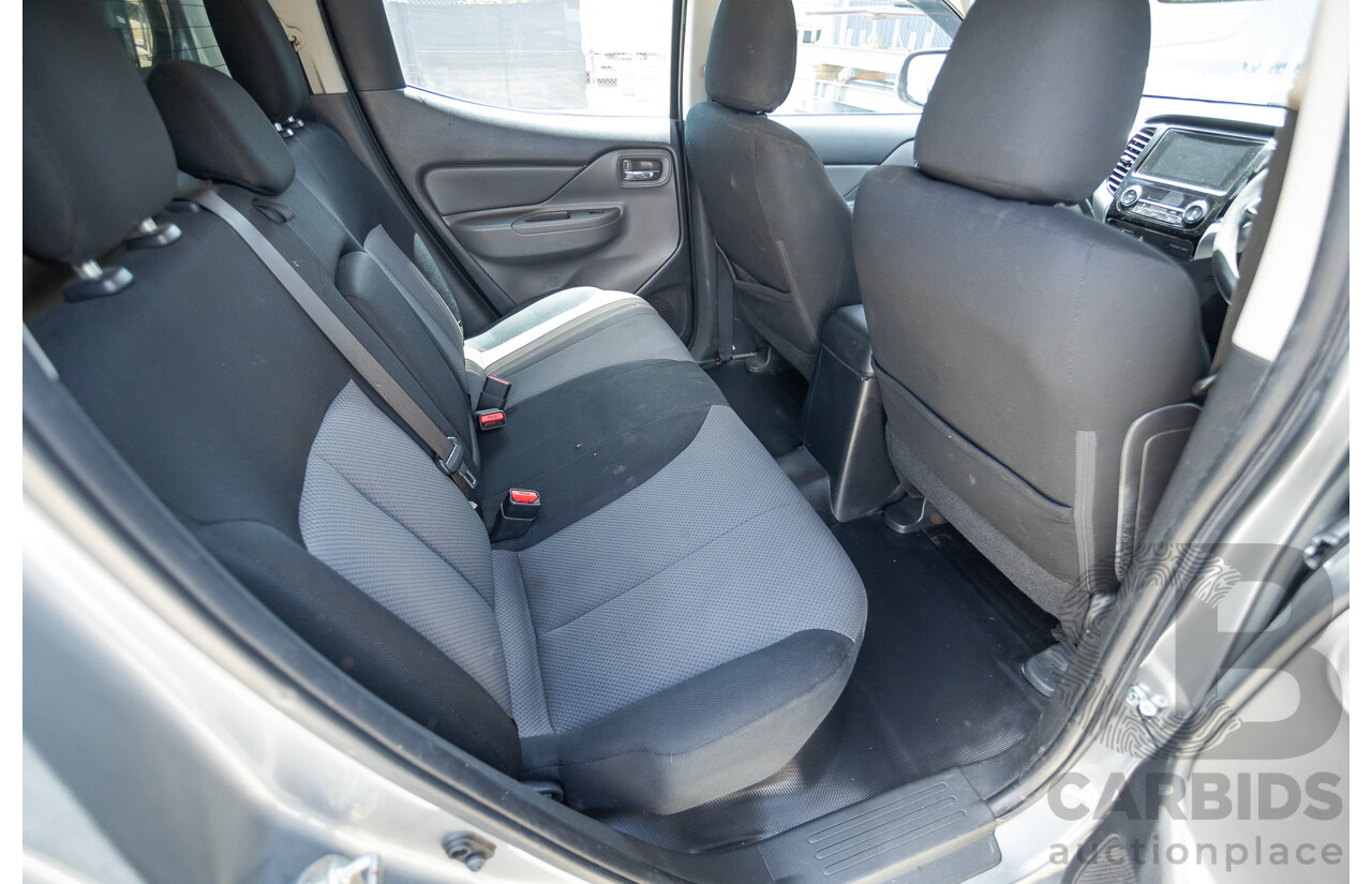 04/2018 Mitsubishi Triton GLX Plus (4x4) MQ MY18 Dual Cab Utility Grey Turbo 2.4L