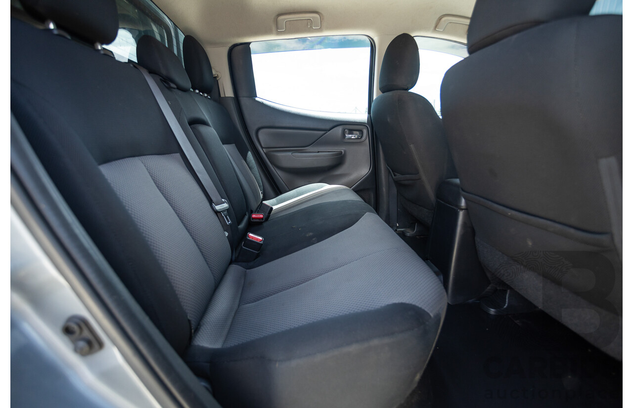 04/2018 Mitsubishi Triton GLX Plus (4x4) MQ MY18 Dual Cab Utility Grey Turbo 2.4L