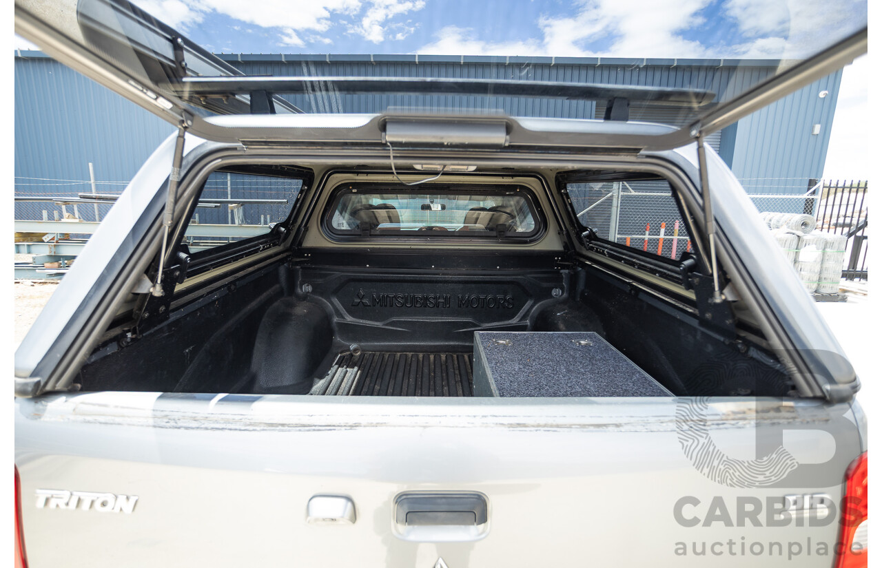 04/2018 Mitsubishi Triton GLX Plus (4x4) MQ MY18 Dual Cab Utility Grey Turbo 2.4L