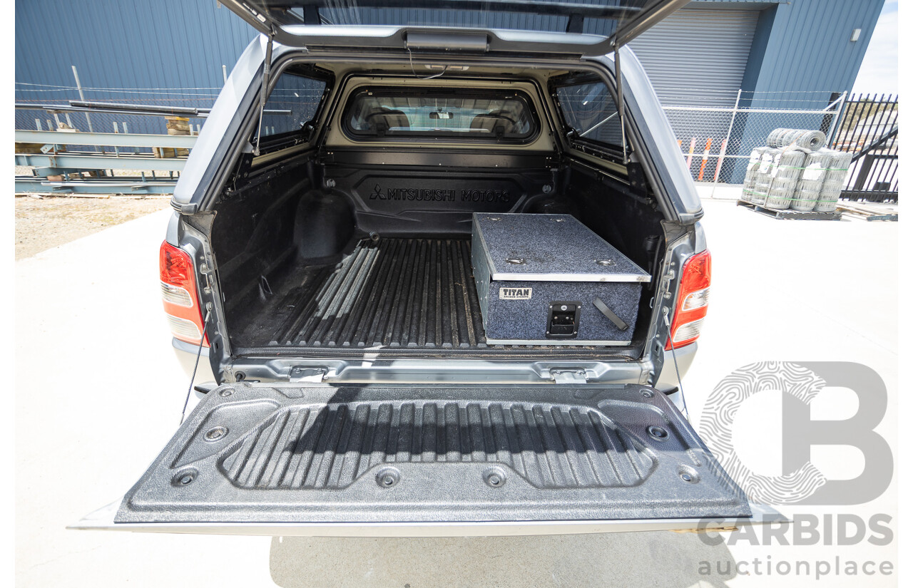 04/2018 Mitsubishi Triton GLX Plus (4x4) MQ MY18 Dual Cab Utility Grey Turbo 2.4L