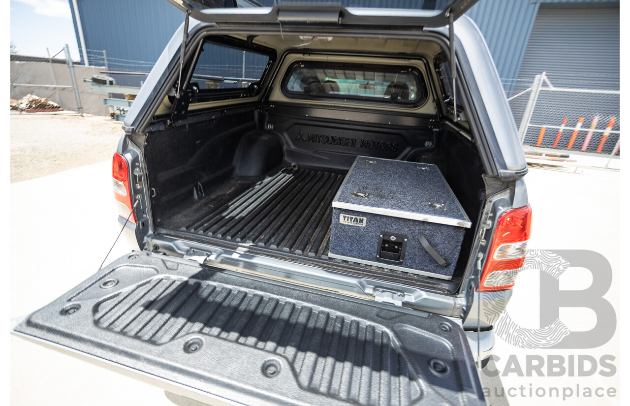 04/2018 Mitsubishi Triton GLX Plus (4x4) MQ MY18 Dual Cab Utility Grey Turbo 2.4L