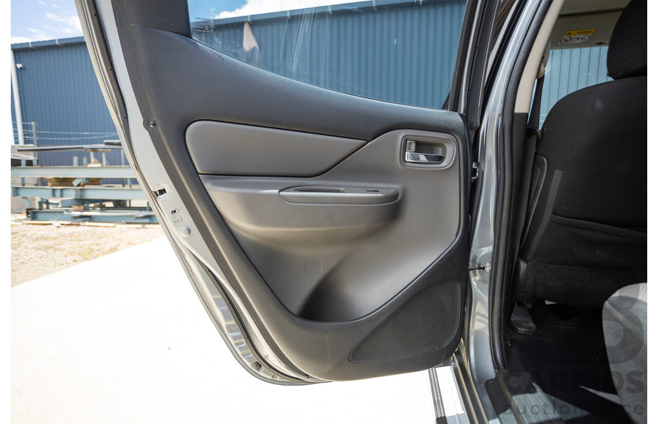 04/2018 Mitsubishi Triton GLX Plus (4x4) MQ MY18 Dual Cab Utility Grey Turbo 2.4L