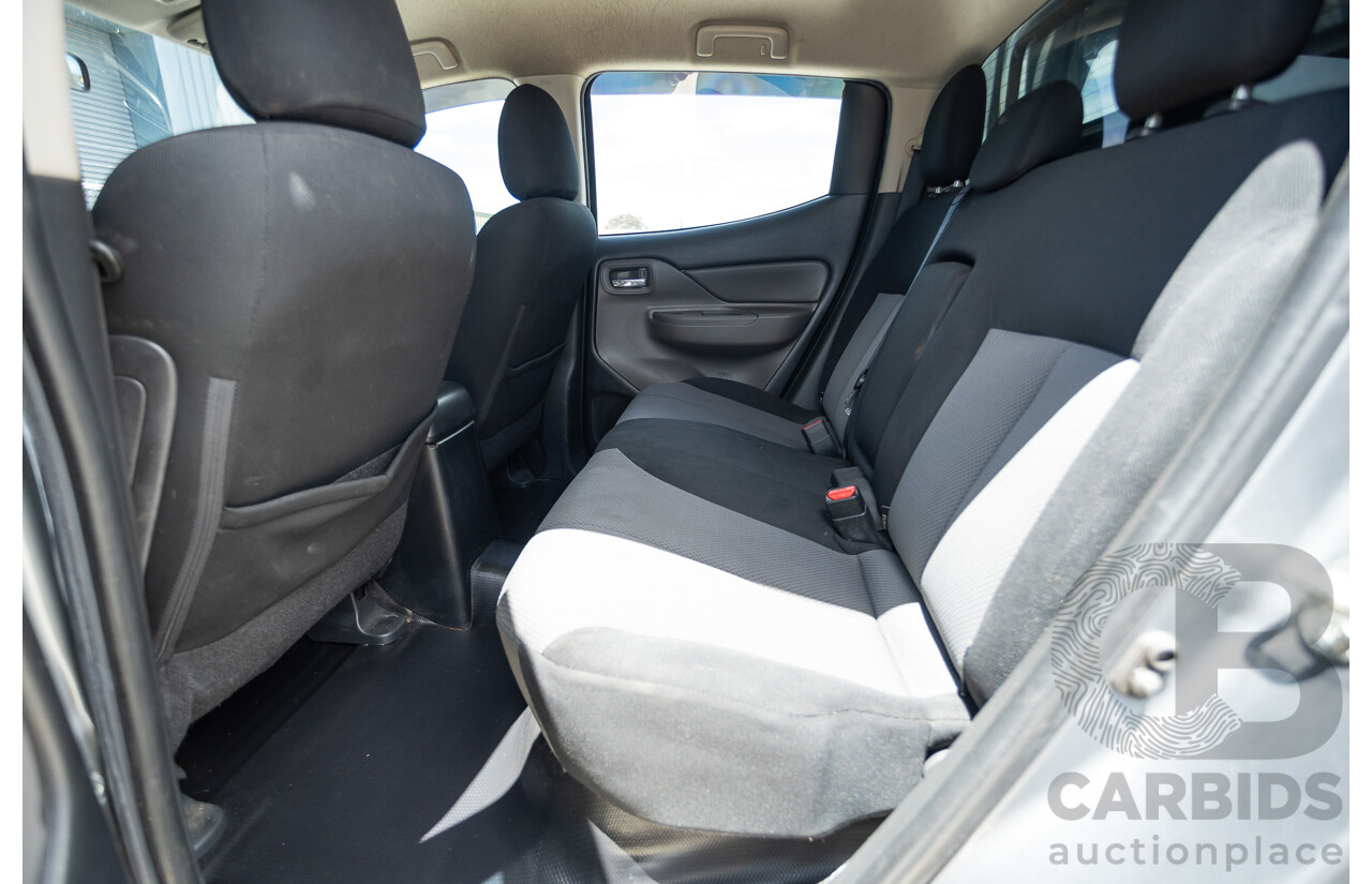 04/2018 Mitsubishi Triton GLX Plus (4x4) MQ MY18 Dual Cab Utility Grey Turbo 2.4L