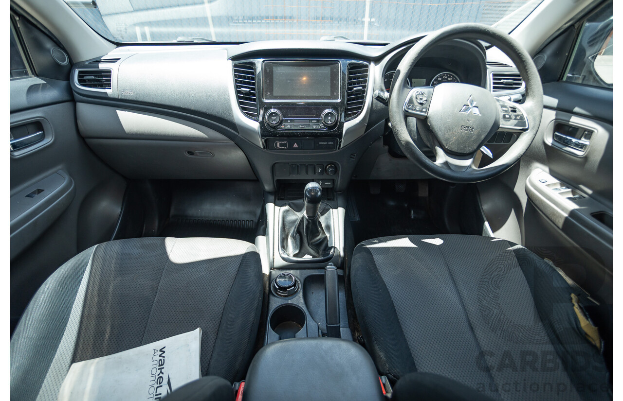 04/2018 Mitsubishi Triton GLX Plus (4x4) MQ MY18 Dual Cab Utility Grey Turbo 2.4L